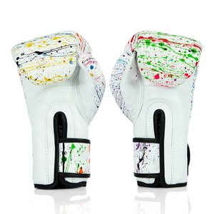 Ropa de Artes Marciales de Cuero PU Ligero y Elástico con Contraste de Color, Equipo de Protección para Kick Boxing con Cierre de Gancho y Bucle - Product Image 3