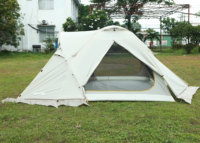 Tente de camping, équipement de camping, imperméable, portable, pour le camping, origine Vietnam, poteaux en fibre de verre, tissu poly taffeta 75D, tente en polycoton.