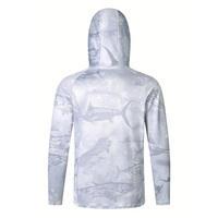 Sweat à capuche pour homme, imprimé numérique, solide, pour la pêche en hiver - Manches longues, nylon/polyester, personnalisable, haute qualité, très vendu