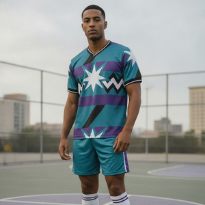 Maillot de football personnalisé avec logo imprimé par transfert thermique, uniforme d'équipe de football de haute qualité, coupe ajustée, pour hommes, entraînement, nom du joueur - Product Image 5