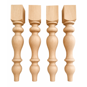 Postes de Madera Duraderos para Islas de Cocina, Mesas de Comedor, Encimeras y Patas de Diseño para Muebles de Cocina - Product Image 1