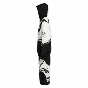 2026 Customized Apparel <b>Men's</b> Shorts and Jogger <b>Jacket</b> Set Two Piece Zipper <b>Track</b> Suit Polyester Windbreaker Knit Short Set OEM - Product Image 3