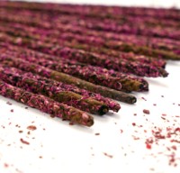 Incienso Artesanal de Madera de Bambú Ecológico con Pétalos de Rosa de Cachemira y Oud Árabe Natural, Varillas de Incienso Tradicionales Masala Agarbatti de Fábrica