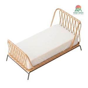Cuna de Ratán Nhat Minh, Estilo Escandinavo, Color Natural, Cama para Niños, Muebles para Dormitorio - Product Image 3