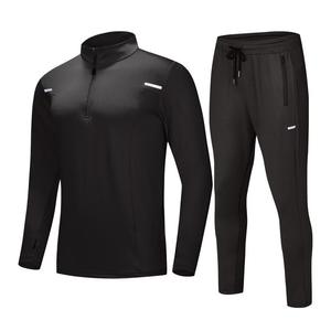 High Quality Custom Quick Dry Black <b>Winter</b> Sporty Men's Soccer <b>Jacket</b> & Football Tracksuits - Product Image 5