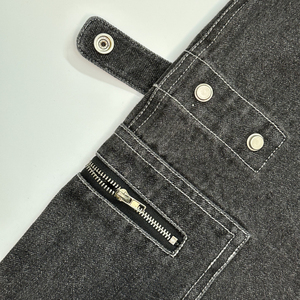 Pantalon en jean bleu foncé coupe ample pour homme, modèle original, nouvelle collection, style skater pour grands garçons - Product Image 6