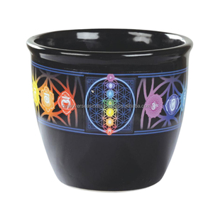 Vente en gros Porte-Palo Santo en céramique écologique avec motif à sept chakras disponible en différents modèles et tailles au meilleur prix - Product Image 5