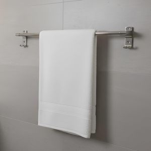 Chrome Color Bathroom with Multipurpose <b>Hooks</b> Wall Mounted Hanger Bar <b>Shelf</b> Accessories for Bathroom Fine Quality Available - Product Image 2