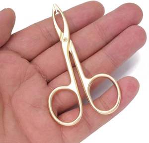 UBI 2 Piezas Pinzas de Acero Inoxidable Hechas a Mano con Punta Fina para Cejas, Depilación Facial, Reutilizables, Duraderas y Modernas - Product Image 3