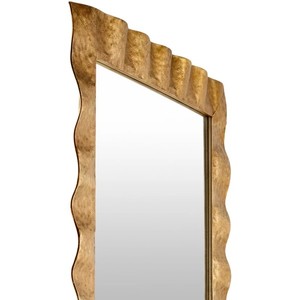 Hammered Gold <b>Frame</b> Wall <b>Mirror</b> – Modern Rectangular Decorative <b>Mirror</b> for Living Room, Bedroom & Luxury Home Decor - Product Image 2