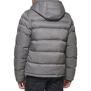 Chaqueta Acolchada Personalizada OEM para Hombre, Chaqueta Acolchada con Capucha Brillante de Alta Calidad para Uso Casual, Chaquetas Acolchadas Personalizadas al por Mayor - Product Image 4