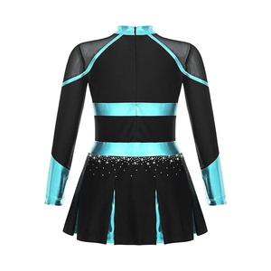 Uniforme de Animadora Personalizado para Mujer, Color Personalizado, Alta Calidad, Spandex/Poliéster, Impresión Digital, para Competencia - Product Image 6