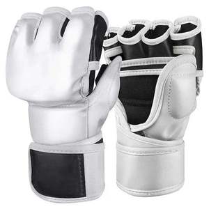 Gants d'entraînement MMA professionnels, gants de boxe et de kickboxing, gants de sparring, cuir PU durable, support de poignet, équipement sportif - Product Image 3