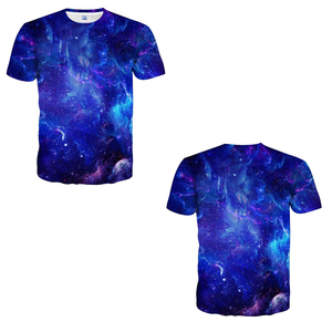 เสื้อยืดแขนสั้นผู้ชาย สีแดงดำ คอกลม ทรงปกติ สวมใส่สบาย พิมพ์ลายแบบซับลิเมชั่น ผ้าโพลีเอสเตอร์ 100% ถักทอ ป้องกันขนร่วง และแห้งเร็ว - Product Image 2