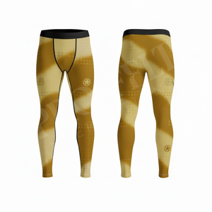 Équipement de fitness personnalisé, leggings de compression pour le yoga, sur mesure, taille haute, pantalon de sport respirant à séchage rapide pour hommes - Product Image 6