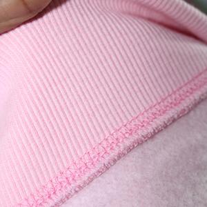 Sweat-shirt à col montant IOWA NURSING PINK 100% BLANC avec broderie appliquée, col large, fils fins - Product Image 6