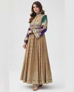 Vestido Afgano Kuchi de la Mejor Calidad al por Mayor, Vestido Tradicional Banjara con Bordado y Decoración de Encaje, Vestidos de Novia Personalizados - Product Image 2