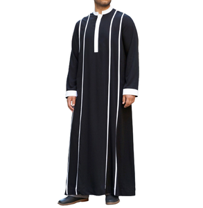 Túnicas elegantes listas para usar para hombres, al por mayor, estilo pakistaní y saudí, Jubba Thawb Jubbah, vestido de oración para hombres adultos musulmanes. - Product Image 1