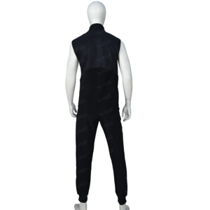 Custom Logo Denim Unisex <b>Scrub</b> <b>Sets</b> with Needle Detection Seamless Fusing Breathable Fabric for Hospital Use - Product Image 3