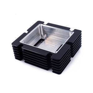 Disipador de Calor de Aluminio Personalizado para Amplificador de Alta Potencia, Radiador de Enfriamiento Extruido Anodizado, Solución de Gestión Térmica OEM ODM - Product Image 3