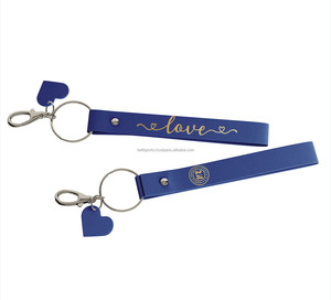 OEM Custom Luxury Metal Logo Keychain Blank <b>Leather</b> <b>Key</b> Ring with PU Wholesale Gifts for Professionals - Product Image 6