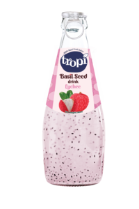 Proveedor de Vietnam, Bebida de Semillas de Albahaca en Botella de Vidrio de 290 ml, Bebida con Sabor Natural, OEM, Marca Privada, Exportación al por Mayor - Product Image 6