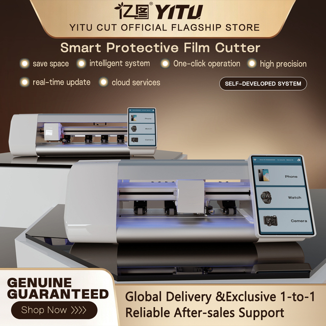 Multi-function CS390 7 INCH Smart Film Cutting Machine for Screen Protector One-stop Solution for All Mobile Phone Models film