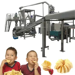 Hot products Factory Price Potato chips baking production machine/Pringle type potato chips production line French Fries Machine