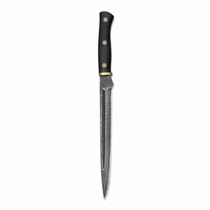Couteau Seax médiéval en acier au carbone, fait main, lame historique, matériau durable, design d'inspiration traditionnelle, pour exposition - Product Image 4