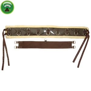 สายรัดเอวสำหรับขี่ม้าแบบขายส่ง พร้อมหนัง/หัวเข็มขัดรัดสายรัด - Product Image 2