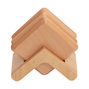 Posavasos de Madera Antideslizantes, Diseño Fabuloso, Posavasos Decorativos de Madera para Mesa, Más Vendidos - Product Image 1