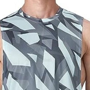 Débardeur Homme Personnalisé Respirant à Séchage Rapide Écologique en Maille Tricotée avec Impression Intégrale pour l'Été, Fitness et Gym - Product Image 4