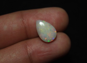 Ópalo Welo Etíope Genuino 13.5*9*5mm, Ópalo de Fuego con Corte de Pera, Cabujón Multicolor con Destellos, Gema de Piedra de Nacimiento de Octubre para Joyería - Product Image 6