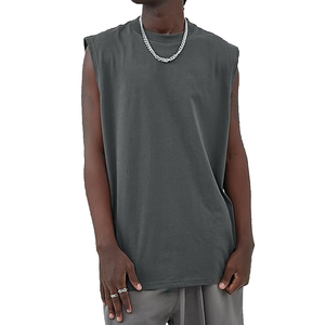 Débardeur d'été classique pour homme en coton doux - Couleurs et logo personnalisables, respirant et léger, coupe athlétique - Product Image 2