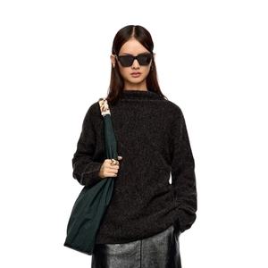 Suéter de Punto Informal Básico y Cómodo para Mujer, Suéter de Mohair con Bloques de Color, Suéteres Baratos para Mujer - Product Image 1