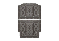Plaque de protection de la batterie Alliage d'aluminium magnésium en acier de luxe Résistant aux chocs durable Installation facile Réduire la saleté