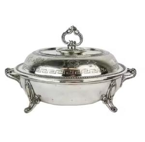 Recipiente para mantequilla de acero inoxidable con tapa para servicio de bandeja, contenedor de almacenamiento de mantequilla para encimera de cocina - Product Image 5