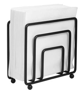 Support à serviettes en fer moderne OSCO INTERNATIONAL pour table à manger |   Organisateur de papier essuie-tout robuste pour cuisine et restaurant - Product Image 4