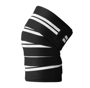 Bandes de maintien pour genoux en coton pour la musculation, l'haltérophilie, le fitness, les squats, l'entraînement, respirantes, durables, élastiques - Product Image 1