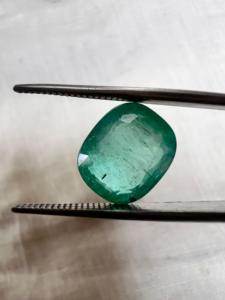 4.72ct <b>Real</b> Green Beryl Cushion Brilliant Cut Loose Precious <b>Crystal</b> Factory Price - Product Image 1