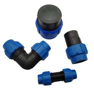 ข้อต่อท่อ HDPE แบบอัด PP ขนาด DN63 ถึง 110 มม. ข้อต่อพลาสติกสำหรับระบบน้ำหยดทางการเกษตร ติดตั้งง่าย - Product Image 2