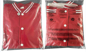 TREAHDX INDUSTRIES US Size Plus Size Men's Varsity Jacket Winter Warm Wool/Polyester <b>Covered</b> <b>Button</b> Logo Front High Quality 2024 - Product Image 5