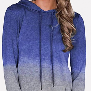 New Design Man and Women Sublimation Full Printing Warm Hoodies Stand Collar Polyester Cotton <b>Blend</b> Women's Hoodie - Product Image 2