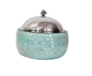 Tarro Decorativo para Dulces Eid Mubarak con Tapa, Tarro para Golosinas de Ramadán, Recipiente Islámico para Guardar Bocadillos, Decoración para la Mesa de Ramadán - Product Image 4