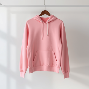 Robe Sweatshirt Longue à Capuche en Coton au-dessus du Genou, Décontractée et Confortable, Style Streetwear pour Femme, Vente en Gros OEM - Product Image 4