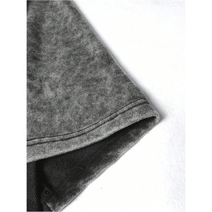 High Quality <b>Men's</b> Wide Leg Sweatpants 100% French Terry Cotton Acid Washed Sweatpants <b>Elastic</b> <b>Waist</b> Streetwear Style <b>Trousers</b> - Product Image 5