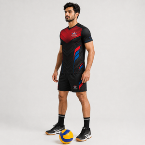 Tenue de volley-ball respirante en polyester de haute qualité, confortable et anti-humidité pour équipe - Product Image 4