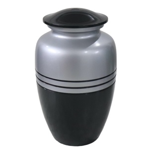 โกศเผาศพที่ทำด้วยมืออันสวยงามพร้อมการออกแบบเชิงเส้นสำหรับเก็บขี้เถ้าของมนุษย์หรือสัตว์เลี้ยงเป็นเวลานานเป็นหน่วยความจำ - Product Image 1