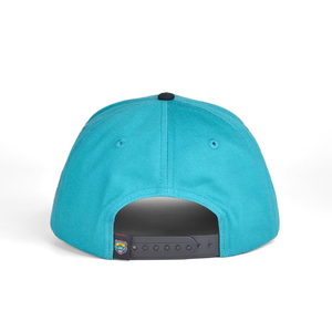 Casquette de baseball trucker unisexe 5 panneaux de haute qualité, style vintage, brodée, respirante, imperméable, bicolore, en polyester - Product Image 2