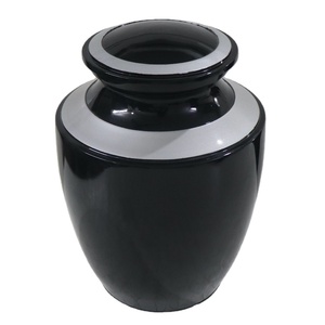 Urne funéraire métallique moderne avec conceptions personnalisées de haute qualité Urne souvenir pour garder les cendres en toute sécurité - Product Image 1